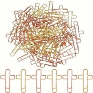 50PCS Cross Paper Clips